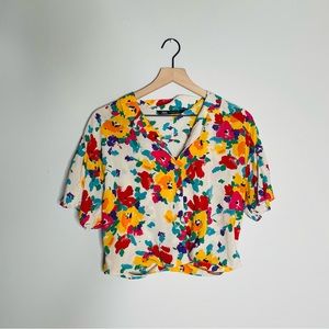Zara Summer Hippie Top